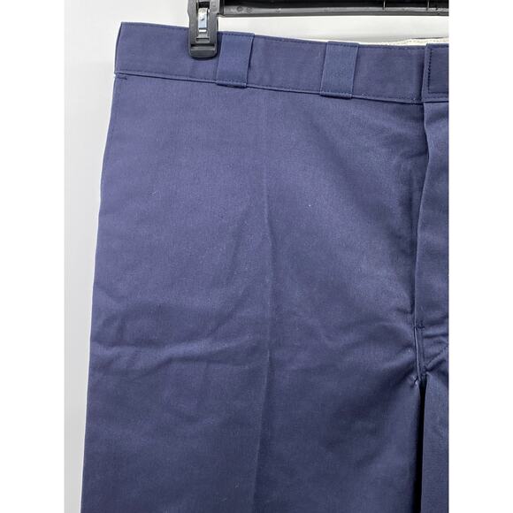 DICKIES Men's Navy Blue 874 Original Fit Straight-Leg Work Pants SZ 46x32 - Picture 3 of 10
